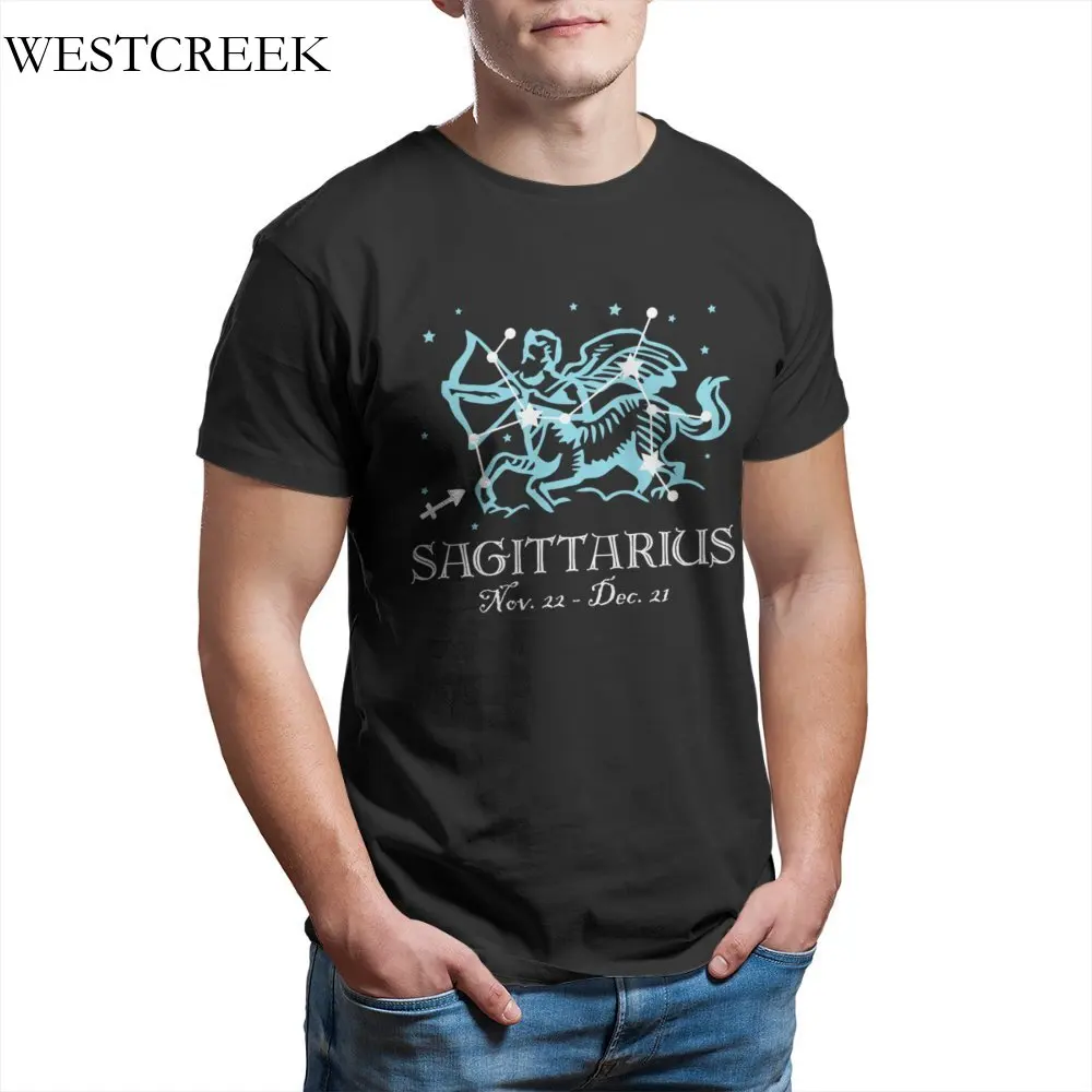 

WESTCREEK Wholesale Sagittarius the Archer Constellation Fashion Funny New Short Sleeve T-Shirts 209136