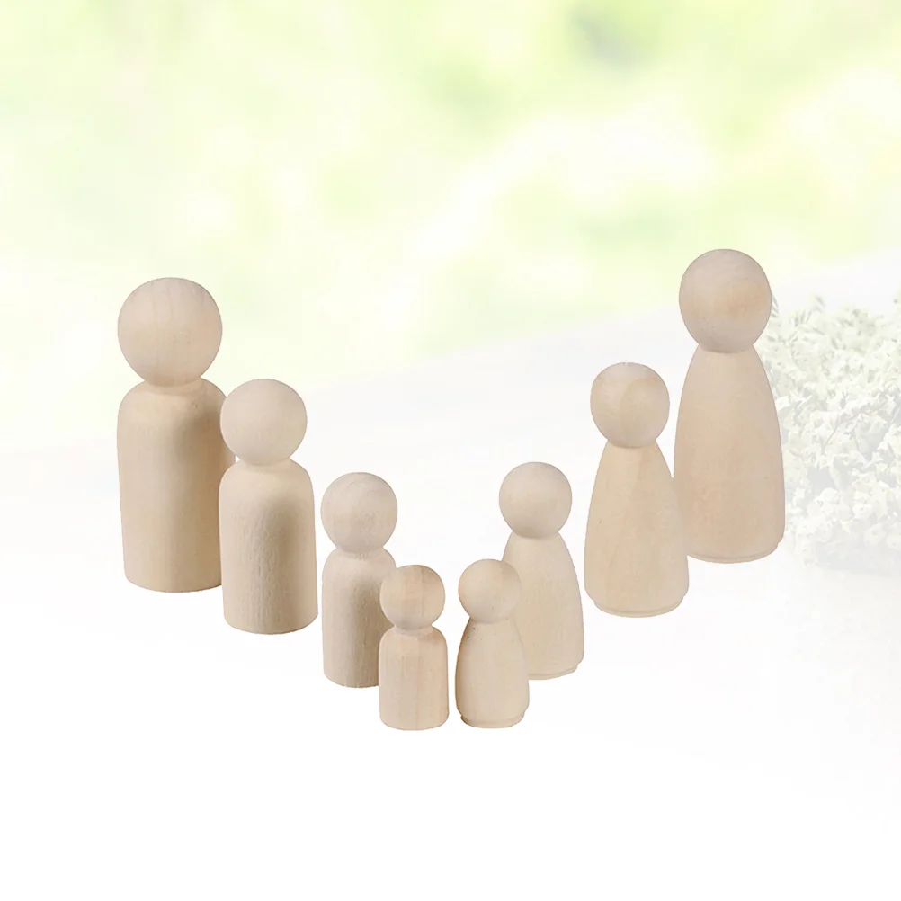 

40pcs Decorative Educational Unfinished Bodies for DIY Craft Education