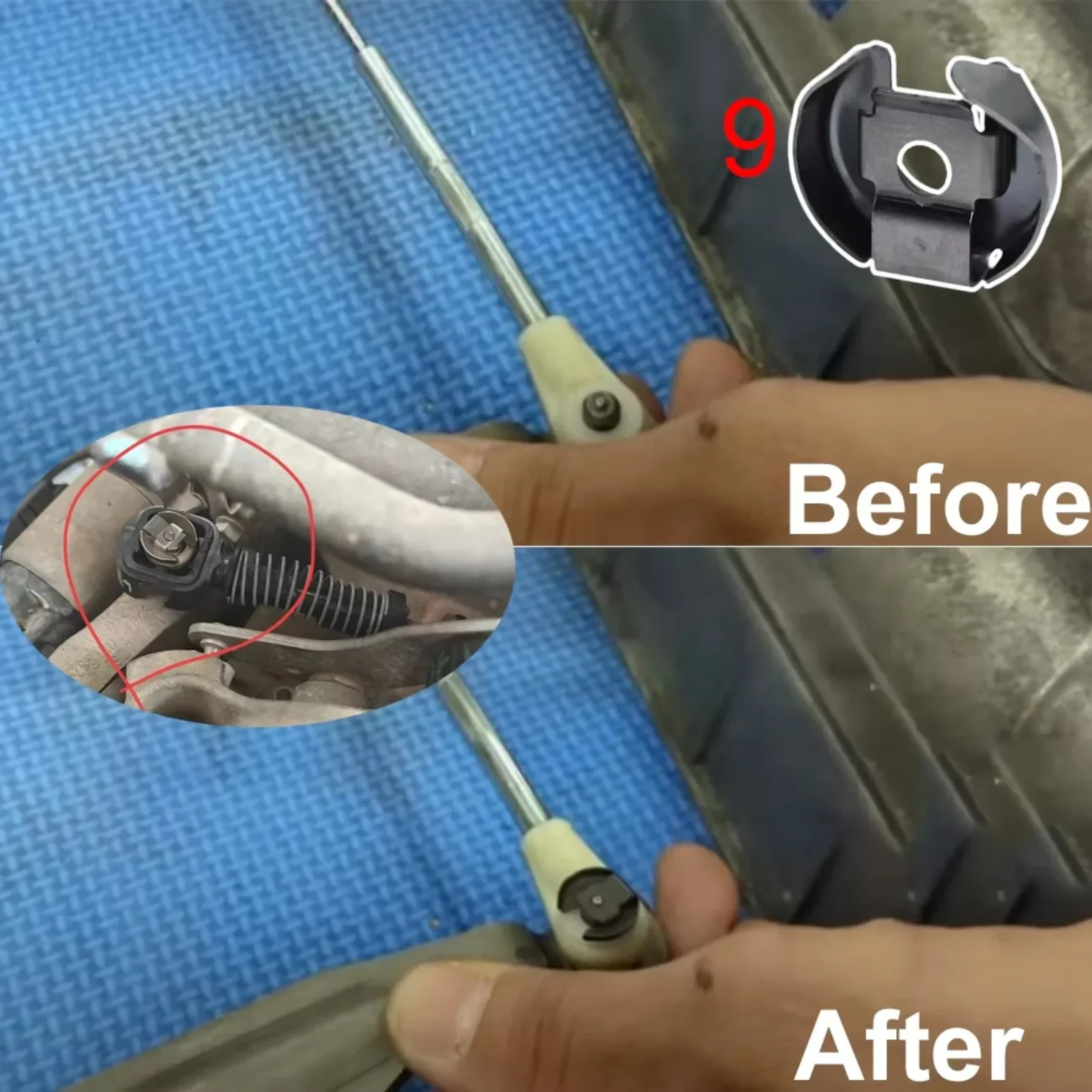 Для VW Scirocco ручной рычаг переключения передач трос втулка Боудена ремонтный