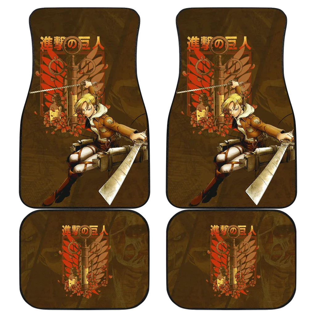 

Annie Leonhart Attack On Titan Car Floor Mats Anime Car Accessories