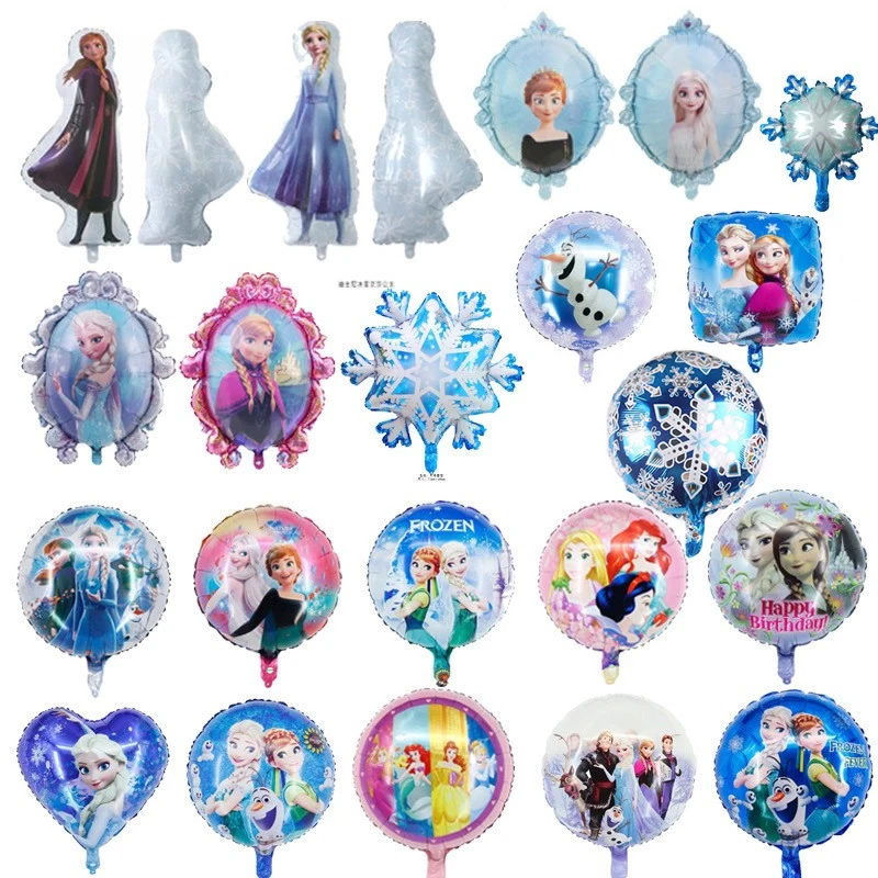 

Disney Princess Foil Balloon Anime Figure Elsa Anna Party Decoration Cartoon Frozen Christmas Decoration Kids Toys Birthday Gift