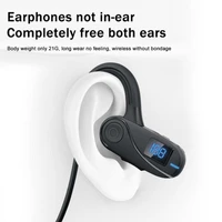 new b7 sports bone conduction bluetooth earphones 5 3 non ear running earbuds sweatproof waterproof sport mini wireless headset