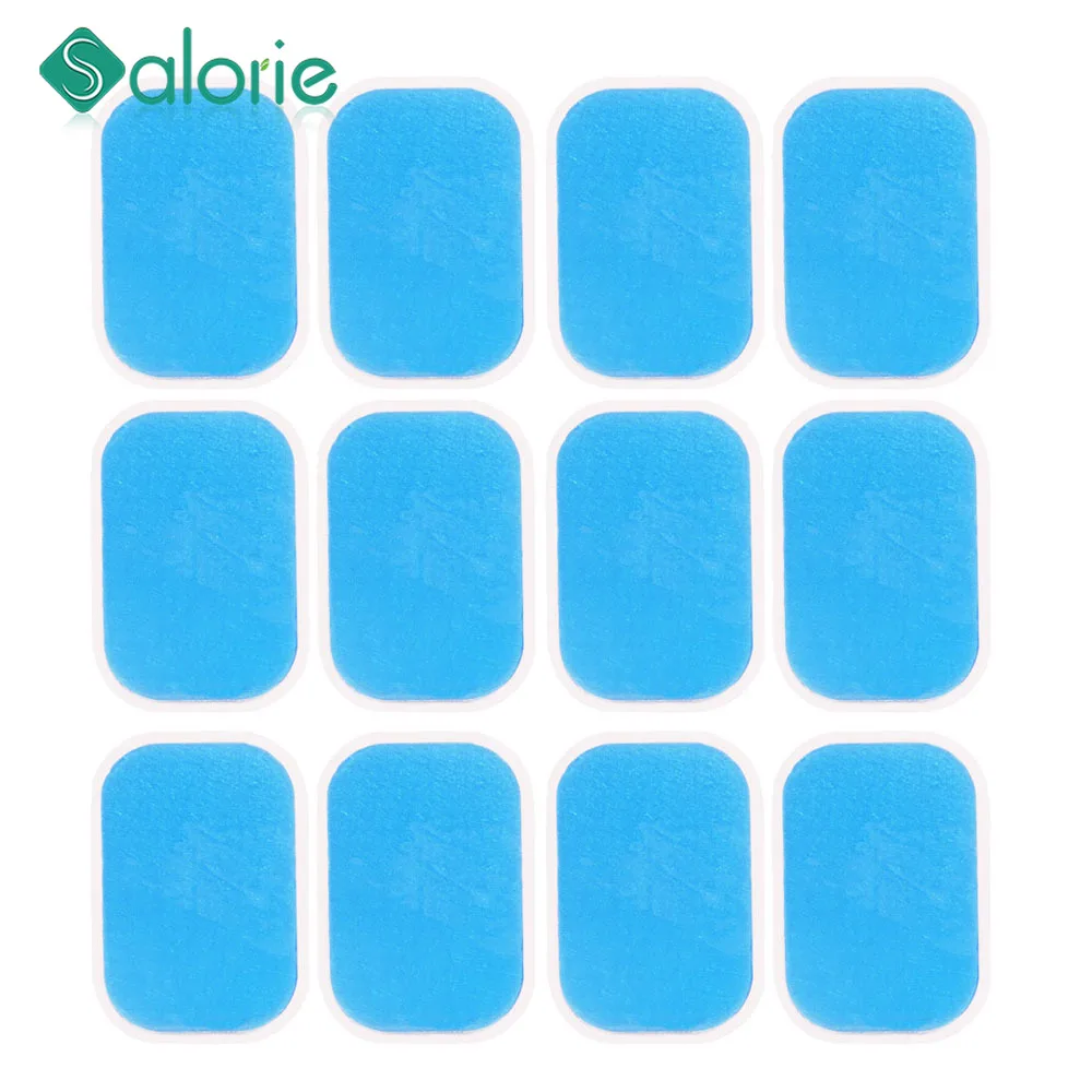 

12pcs Pads for EMS Muscle Stimulator ABS Abdominal Trainer Pad Hip Slimming Massager Body Belly Weight Loss Body Shaping Sticker