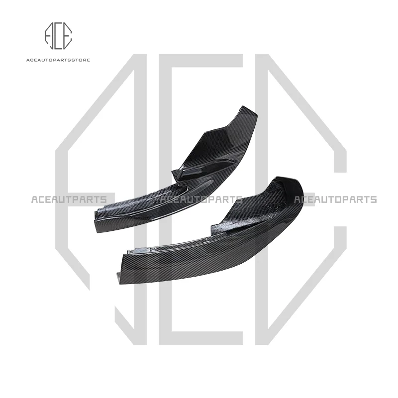 Сухое углеродное волокно передняя губа для McLaren 540 540C 570 570S ветровые ножи