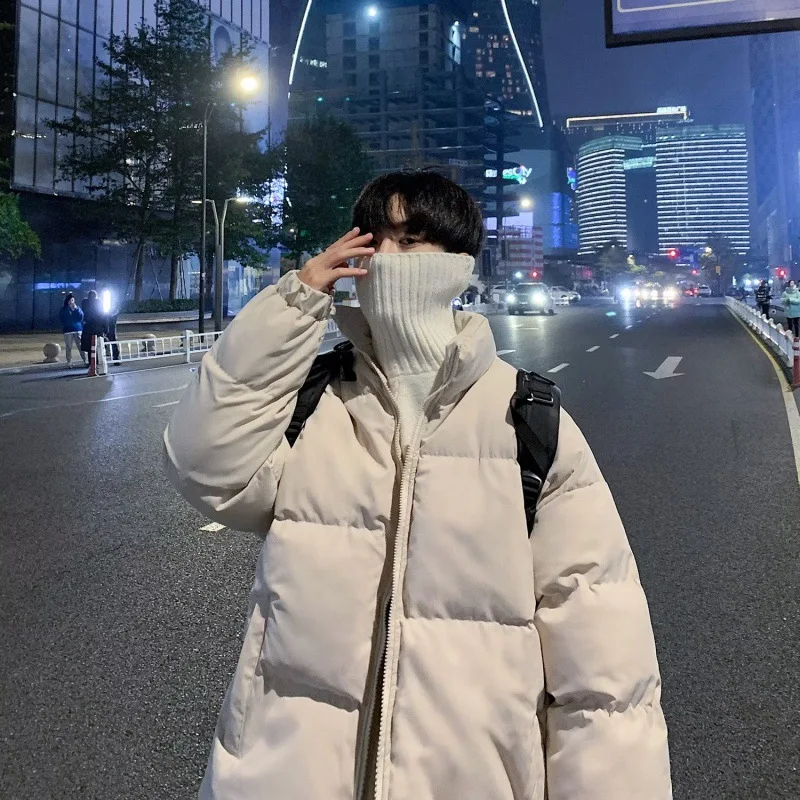 Men's cotton jacket winter men's new warm thickened fashion coat casual jacket men's street style hip-hop women's Parkas