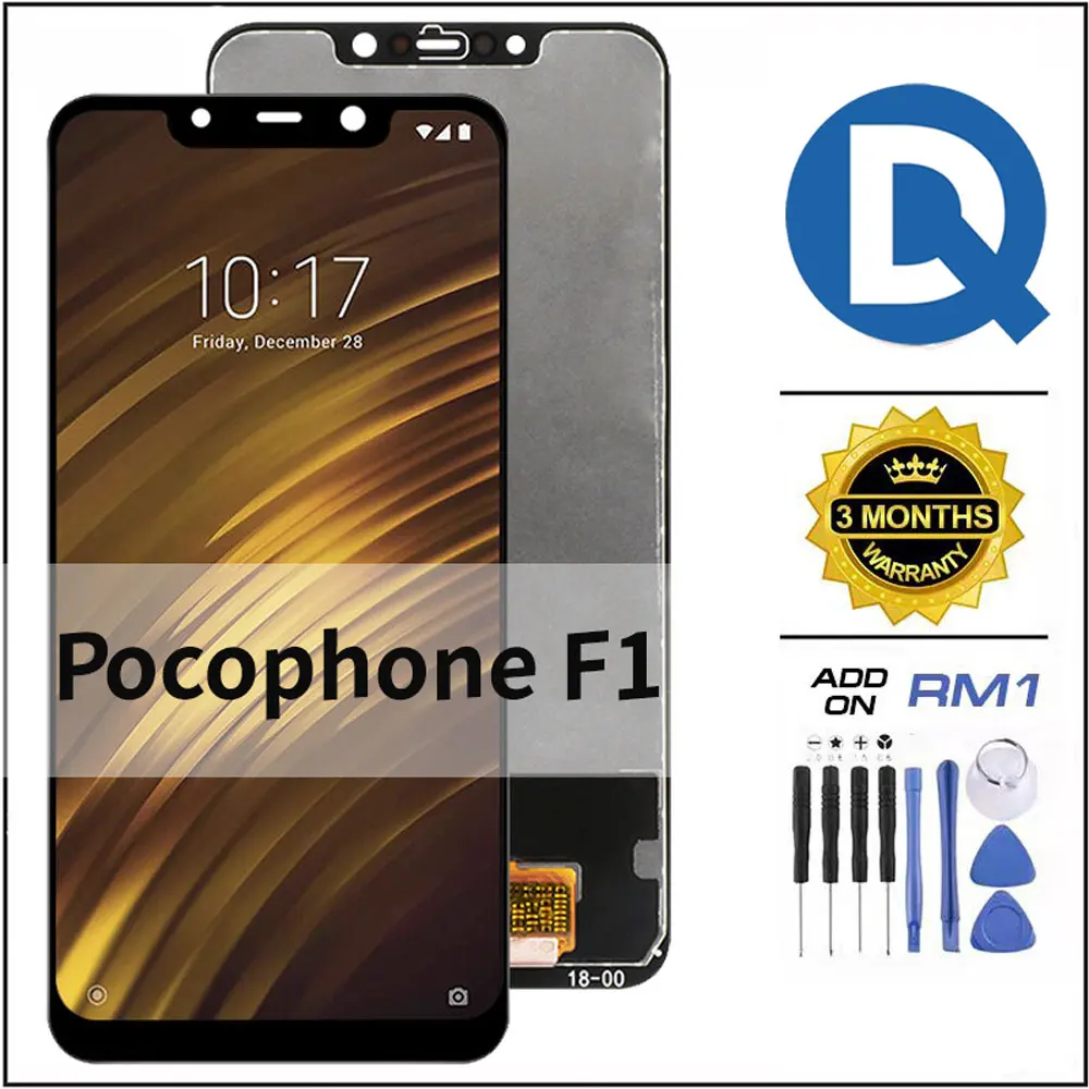 

6.18 Inch LCD Display For Xiaomi Pocophone F1,Display Touch Screen Digitizer Replacement Quality Touch Screen for POCO F1