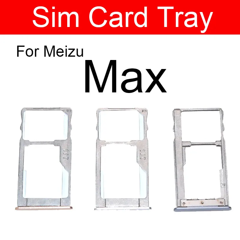 Держатель лотка для SIM-карты Meizu A5 Max Metal X адаптеры слота разъем карт запасные