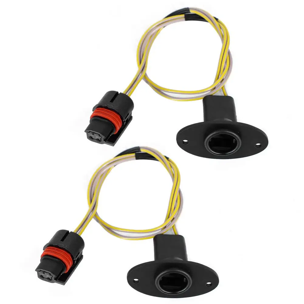 

1 pair License Plate Light Wiring Harness Assembly Rear Lamp Socket Pigtail Compatible For Dodge Ram 1500 2500 3500 dropshipping
