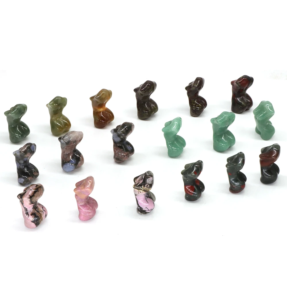 Фигурка 1 2 &quotиз натурального камня женская резная исчезающая Хрустальная для