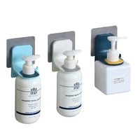wall mounted shower gel shampoo bottle shelf bathroom no punching hanging rack for handwashing fluid shampoo shower gel holder