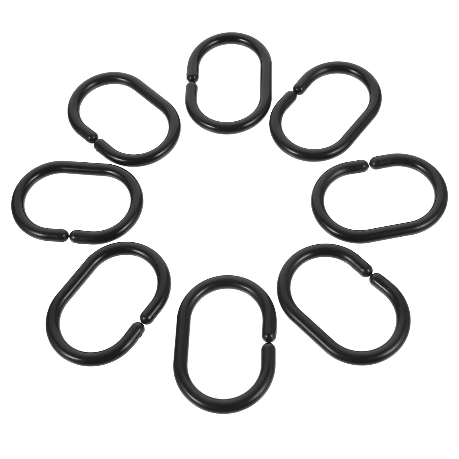 

20pcs Shower Curtain Hooks Rings Plastic Shower Curtain Ring Shower Curtain Hooks