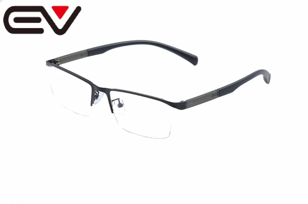 

Полуободковые оптические оправы EV, мужские оправы для очков, мужские оправы для очков с рогом буйвола, оптические оправы, мужские оправы, ...
