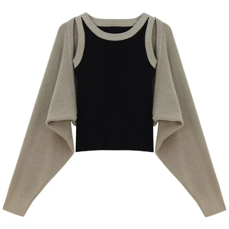 Женский трикотажный костюм-тройка