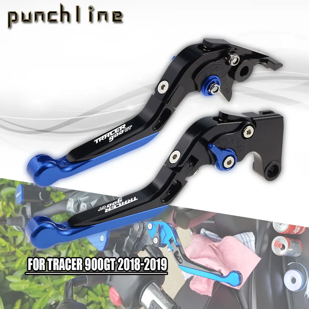 

Fit For TRACER 900GT 2018-2019 Motorcycle CNC Accessories Folding Extendable Brake Clutch Levers Adjustable Handle Set