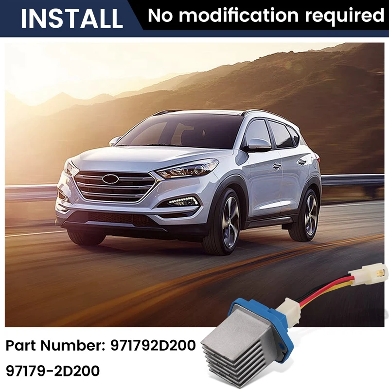 ОВКВ электродвигатель вентилятора резистор для Hyundai Tucson 2005 л 2006-97179-2D200 971792D200