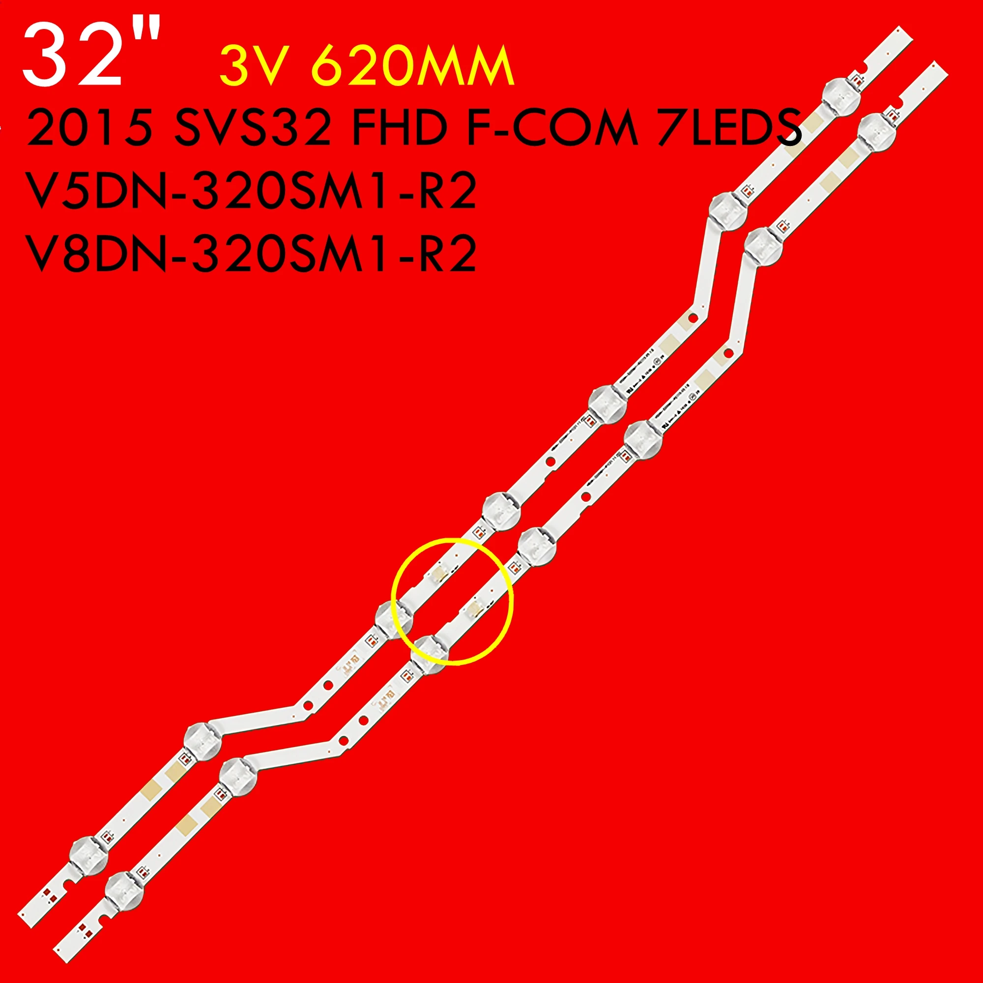 Фонарь для подсветки телевизора UE32J5000 UE32J5200 UE32M5000 UE32M5300 UN32J5003 UE32J5005 UE32J5205 UE32M5005 2015