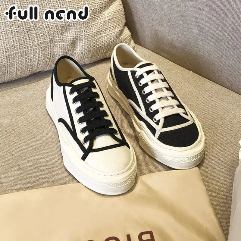 

2023 Summer Casual Shoes for Women Running Sneaker Student Fashion Board Shoes Canvas Comfortable Black Platform Shoes Ladies