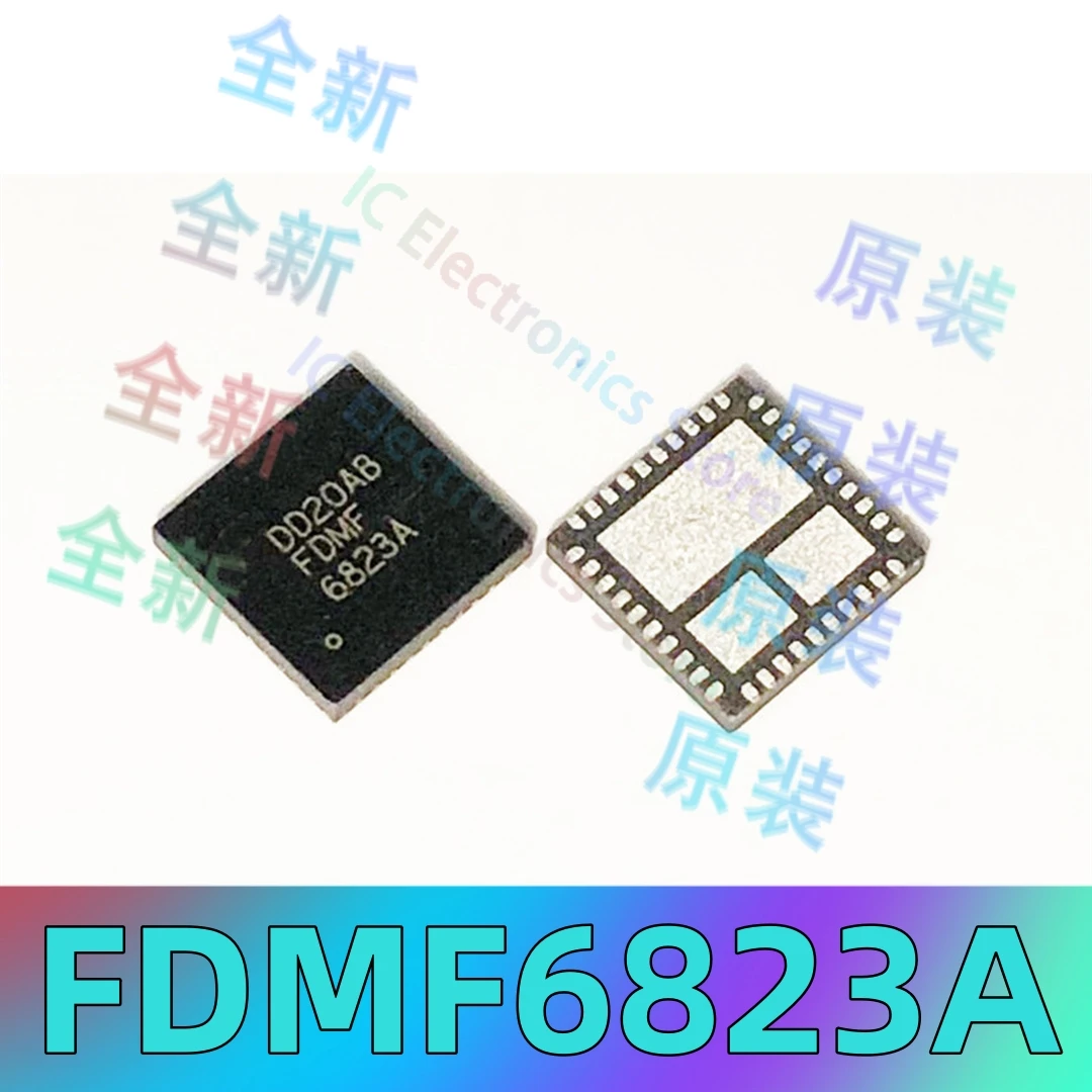 Оригинальный подлинный FDMF6823A Шелковый экран печатная модель 6823A фотография DrMOS