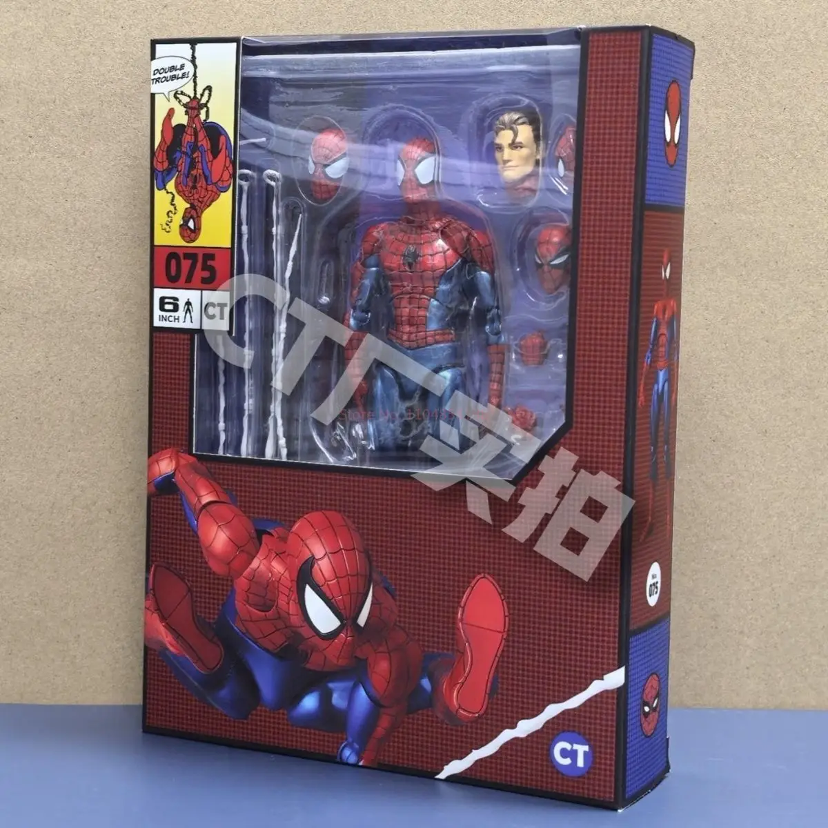 No.075 MAFEX SPIDER-MAN（COMIC Ver.） New MAFEX No.075 The Amazing Spider-Man Comic Ver. Action Figure