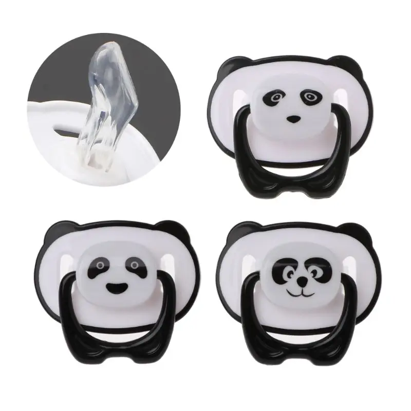 

Appease Pacifiers Baby Cartoon Animals Printing Safe Food Grade Silicone Cute Baby Round and Flat Nipples Pacifiers