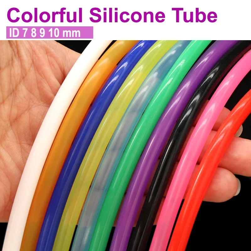 

1/3/5M Food Grade Silicone Rubber Hose ID 7 8 9 10 mm O.D Flexible Nontoxic Silicone Tube Soft Drink Pipe Water Connector