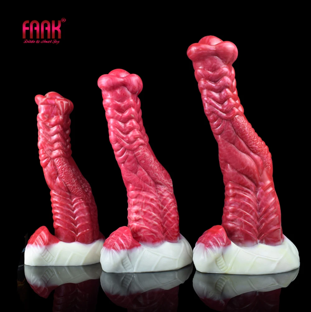

Женский мастурбатор FAAK, изогнутый пенис, стимуляция точки G, большой Фэнтезийный конский фаллоимитатор с присоской, секс-игрушки для мужчин, женщин, мужчин, анальный массаж