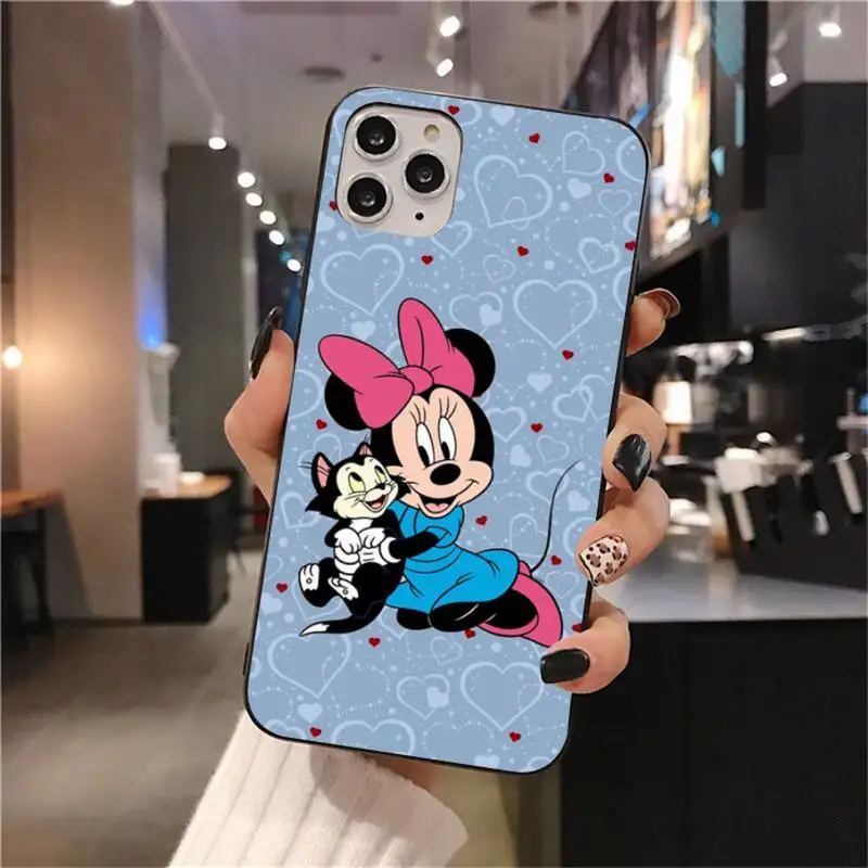 Disney Cartoon Mickey and Minnie Mouse Phone Case For iphone 14 13 12 11 Pro Mini XS Max 8 7 Plus X SE 2020 XR cover