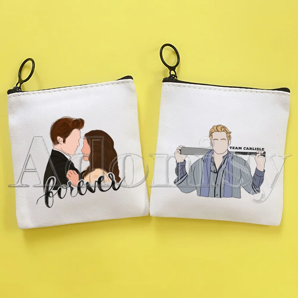 

Twilight Cute Mini Coin Purse Canvas Student Wallet Coin Case Zipper Hand Female Key Case