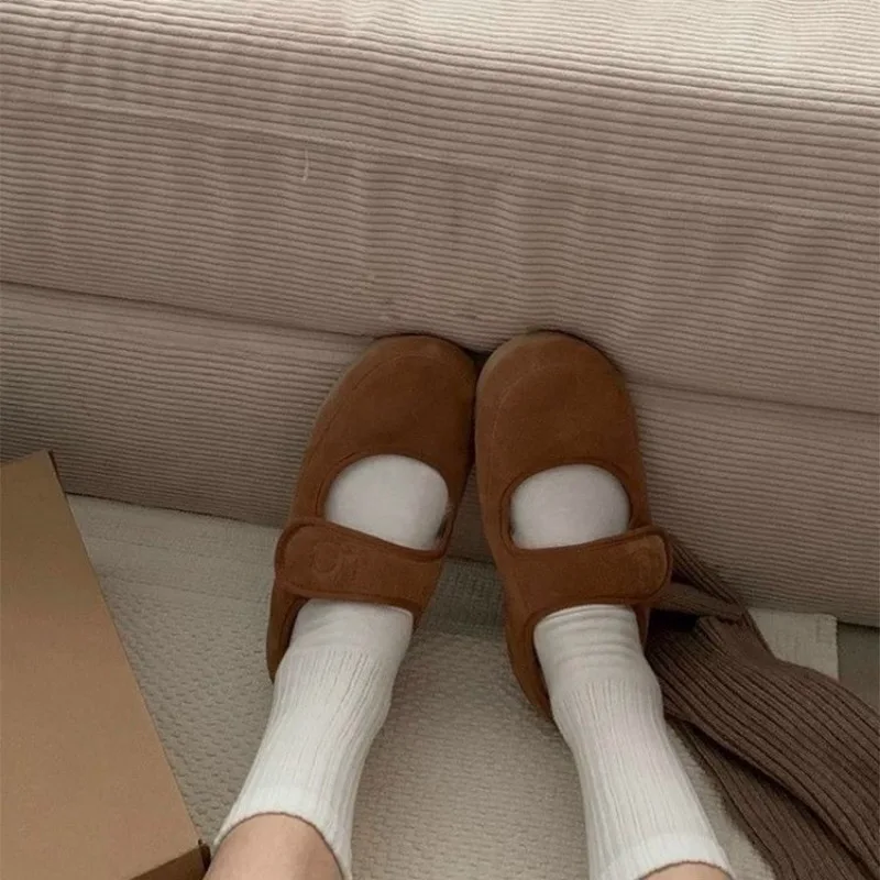 Женская мода Baotou хлопковые зимние новые замшевые противоскользящие