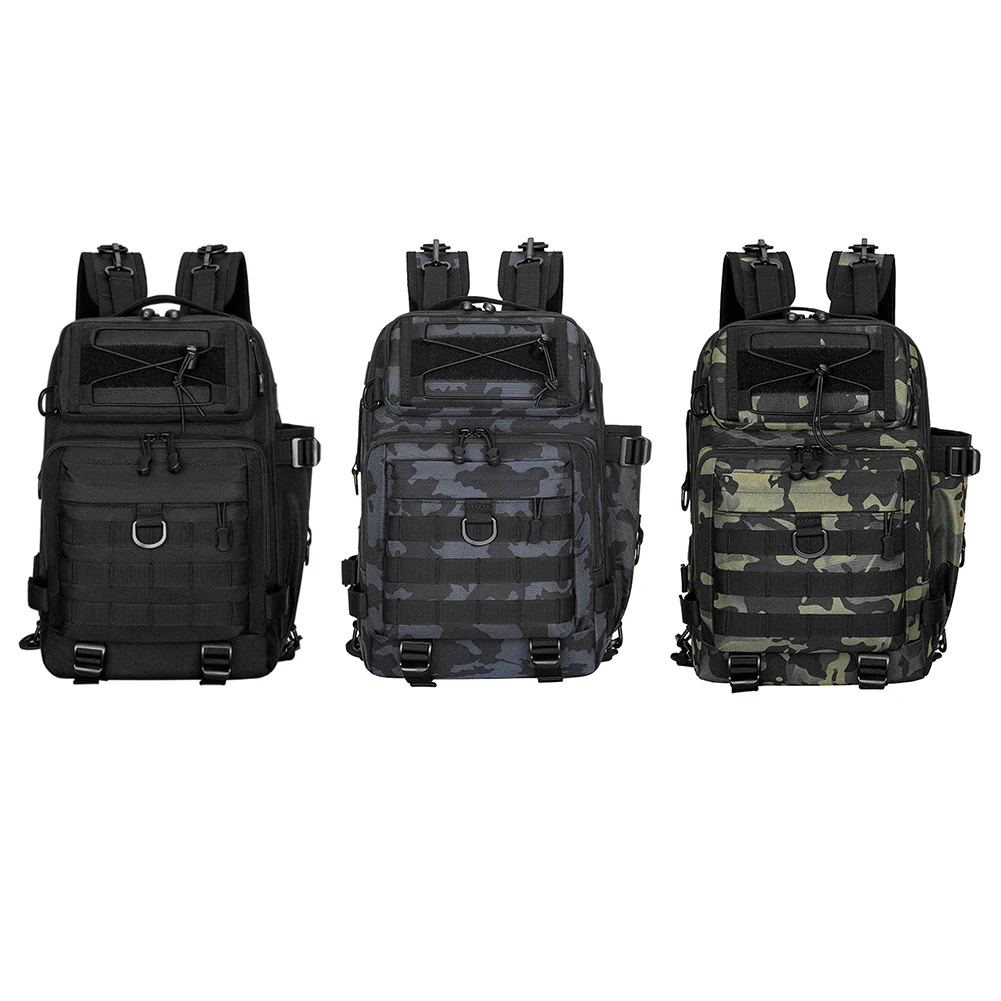 

Fishing Bag Nylon Fishing Tackle Backpack Waterproof Camping Hiking Climbing Bag Sports Travel Shoulder Backpack Chest Pack