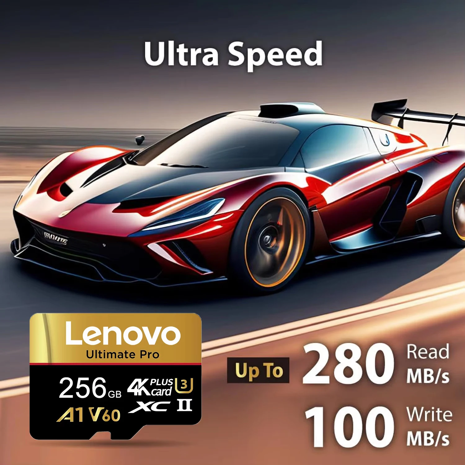 Надежная карта памяти Lenovo 512 ГБ Micro TF SD, карты SD 256 ГБ, 32 ГБ, устойчивые к рентгеновскому излучению, 4K, для видеорегистраторов  планшетов  систем видеонаблюдения (art.: 3920dc2ba18c6) - 3920dc2ba18c6