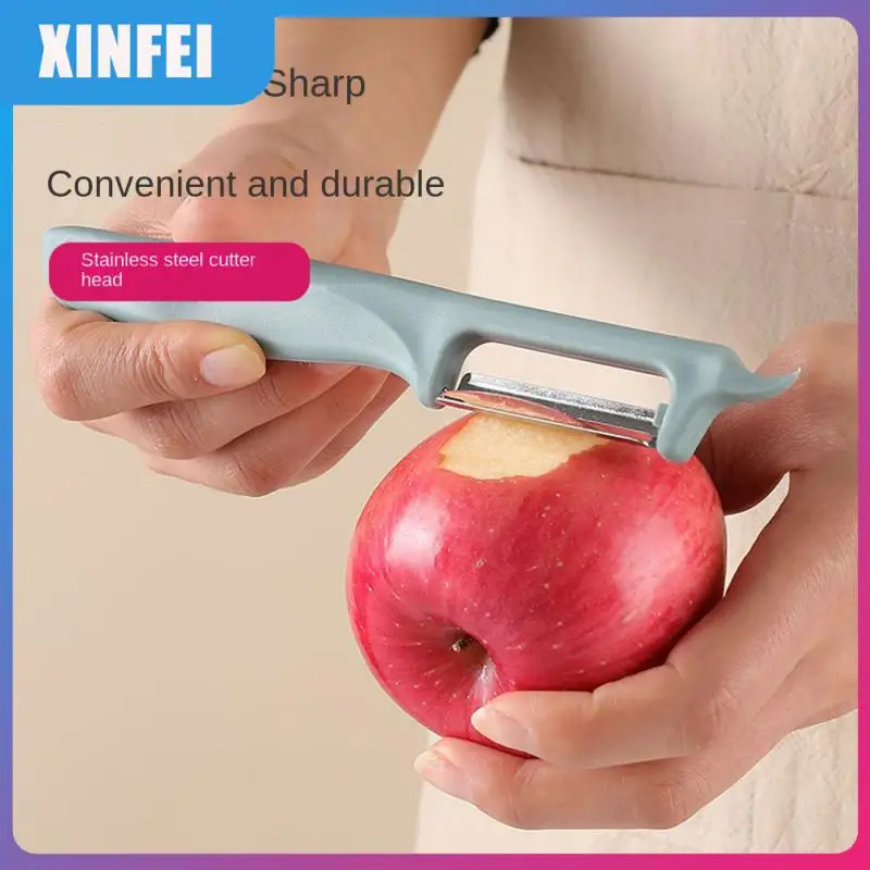 

And Peeling Is Not Easy To Break Stainless Steel Peeler The Incision Is Neat Paring Knife Comfortable Grip Fruit Tools