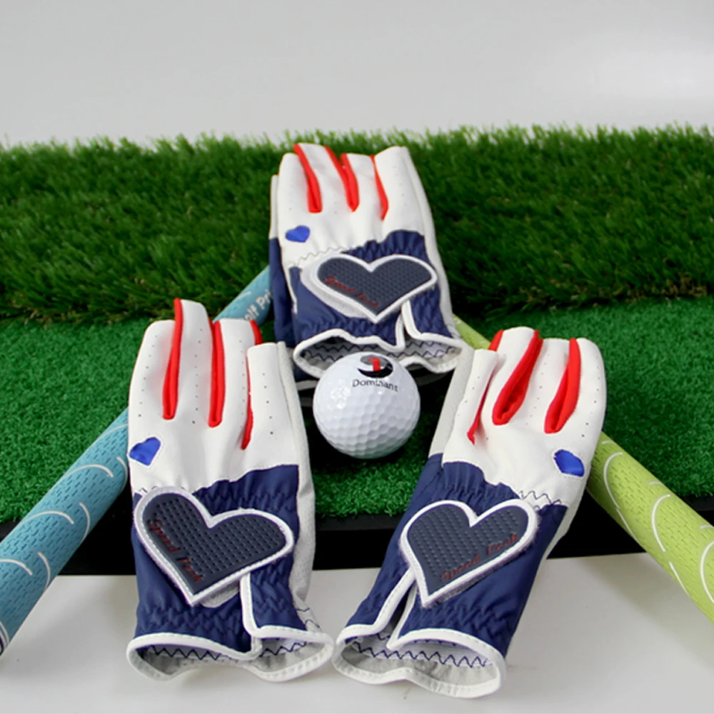 BraceTop 1 Pair Full Finger Women Golf Gloves Ladies All Weather Grip for Golf Kayaking Hiking Paddling Driving Canoeing Rowing