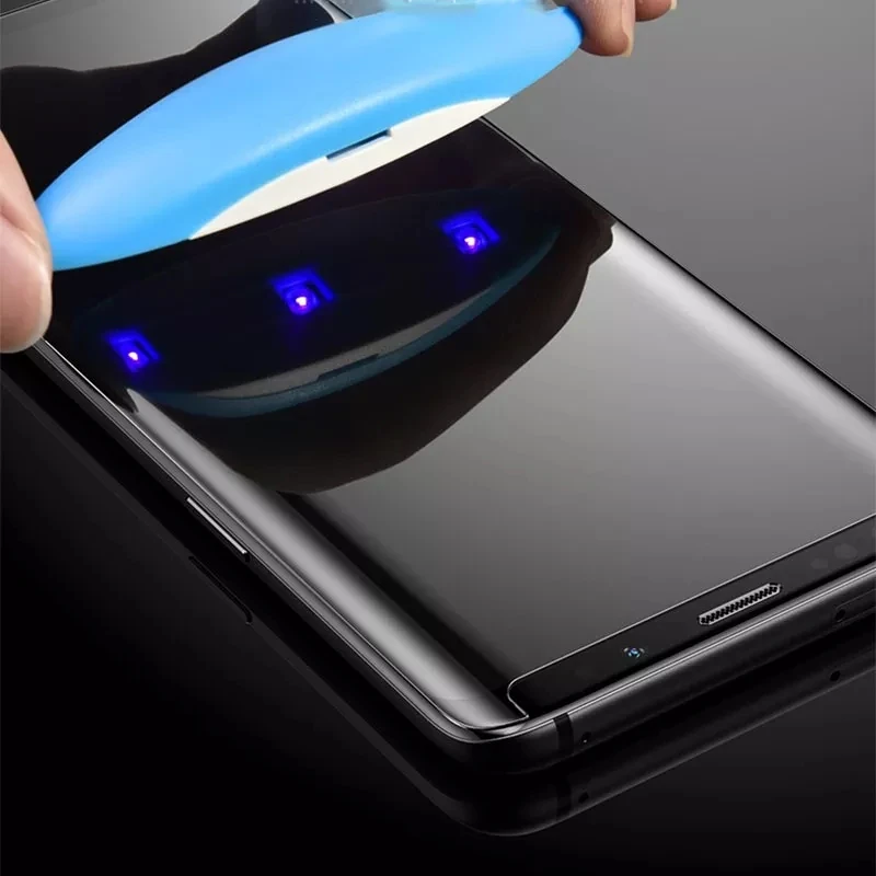 For Oppo A1 Pro UV Liquid HD Anti Blue Matte Frosted Tempered Glass Screen Protector for Oppo A1Pro Full Glue Protective Film
