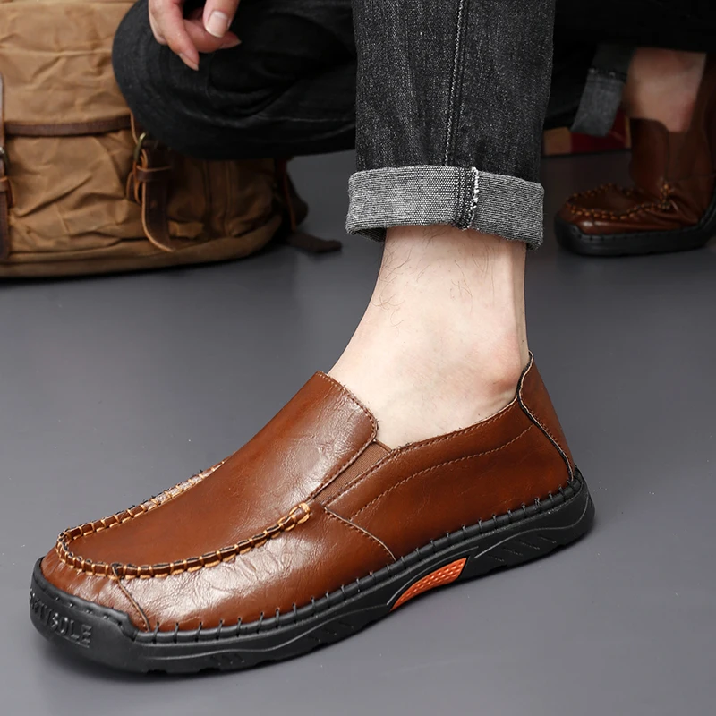 Рисунок 5 - Мокасины мужские кожаные на плоской платформе