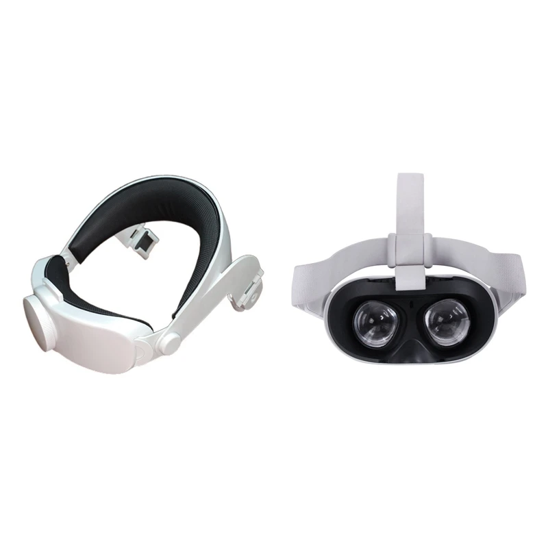 

Increase Supporting Force Support Adjustable Head Strap With Glasses Screen VR Lens Covers HD Film For Oculus Quest 2