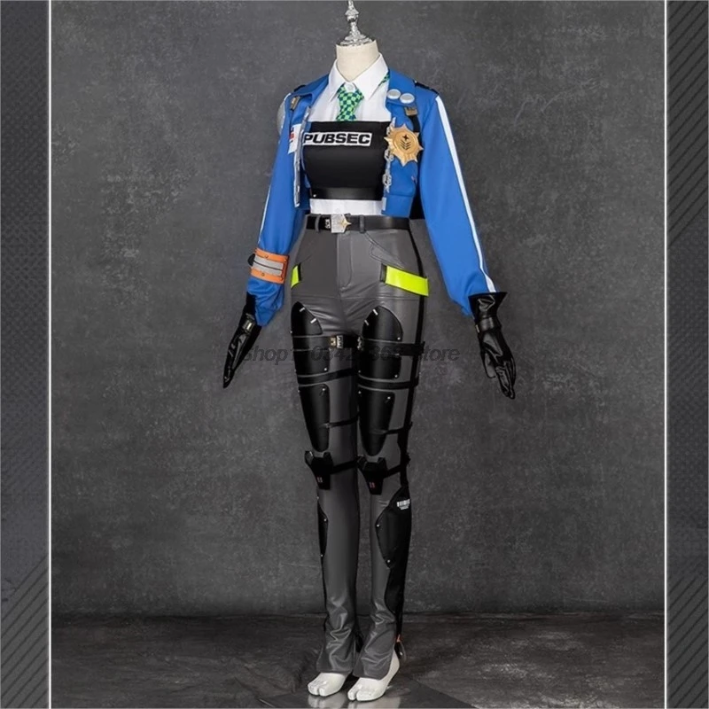 Костюм для косплея Чжу Юань парик зоны Zenless униформа расследований по закону