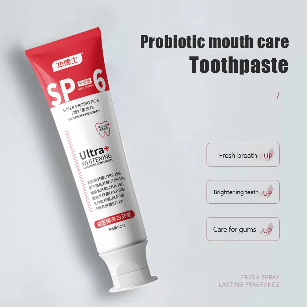 

Oral Cleaning Probiotic Toothpaste Whitening Refreshing Breath Removing Teeth Stains Toothpaste Oral Hygiene Care