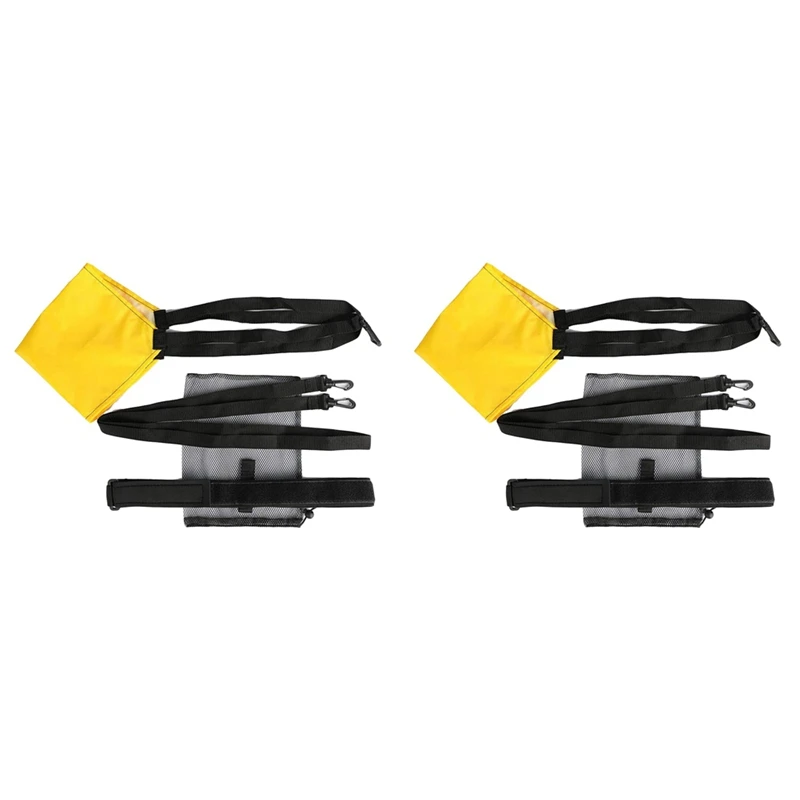

2X Swimming Resistance Belt Drag Parachute And Tether For Resistance Training Swimming Special Strength Training Set