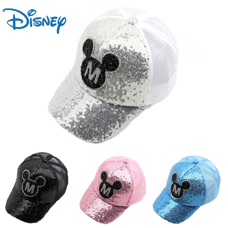 

Disney Mickey Mouse Cartoon Cotton Head Circumference 50-54cmpeaked Cap Baseball Cap Sunshade Dome Big Eaves Birthday Gifts
