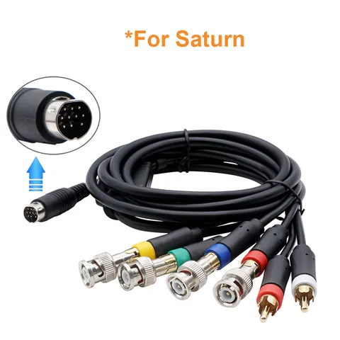 TicKnot 1,8 м RGBSC кабель для Sega Saturn/Mega Drive Компонентный кабель игровой консоли для Nintendo N64
