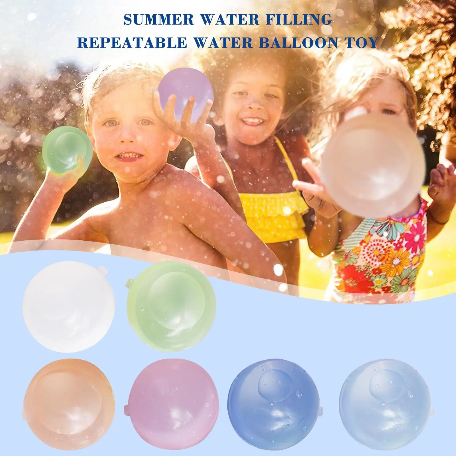 

Water Balloons Kids Sports Summer Outdoor Toy Quick Bundle Water Balloons Bombs Water Polo Fighting Children Beach Toys