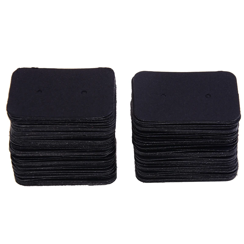 Карточки для упаковки сережек, бумага, 100 шт