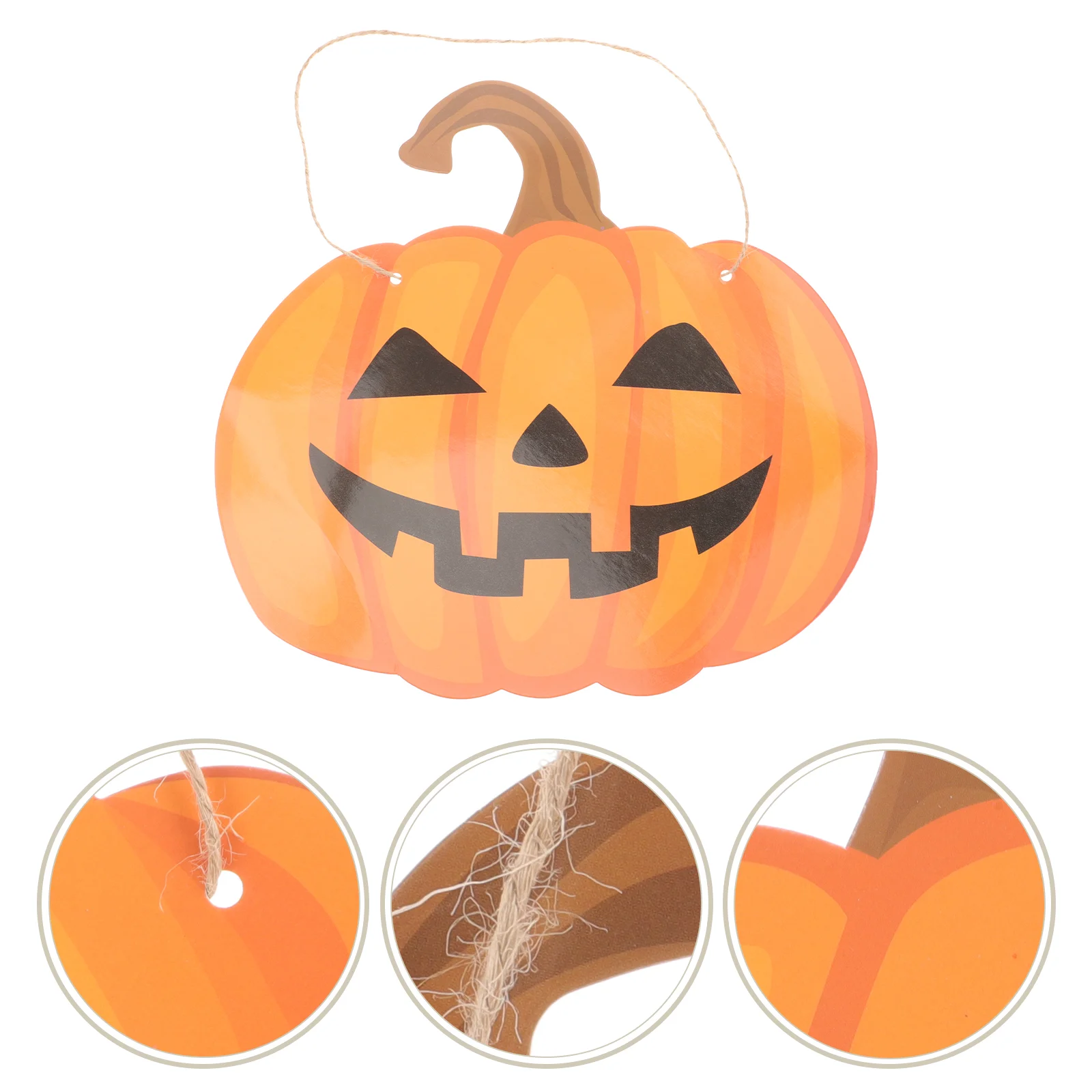 

Halloween Door Hanging Pumpkin Ornaments Sign Hanger Decor Front Halloween Decorations Decorations