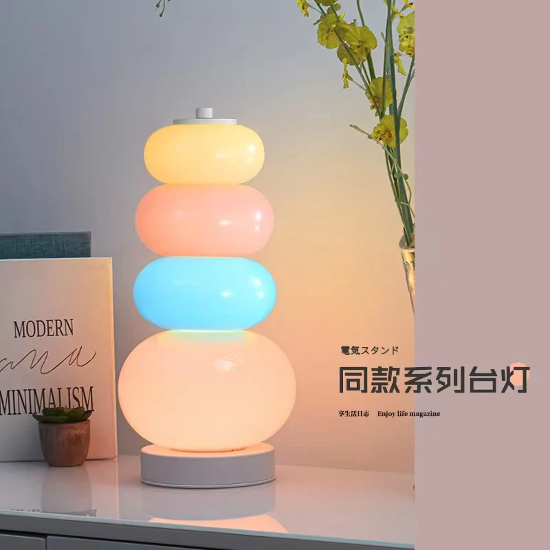 Креативная светодиодная настольная лампа Candy String Rainbow детская комната для