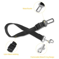 jmt 2pcs pet dog seat belt leash adjustable pet dog cat safety leads harness