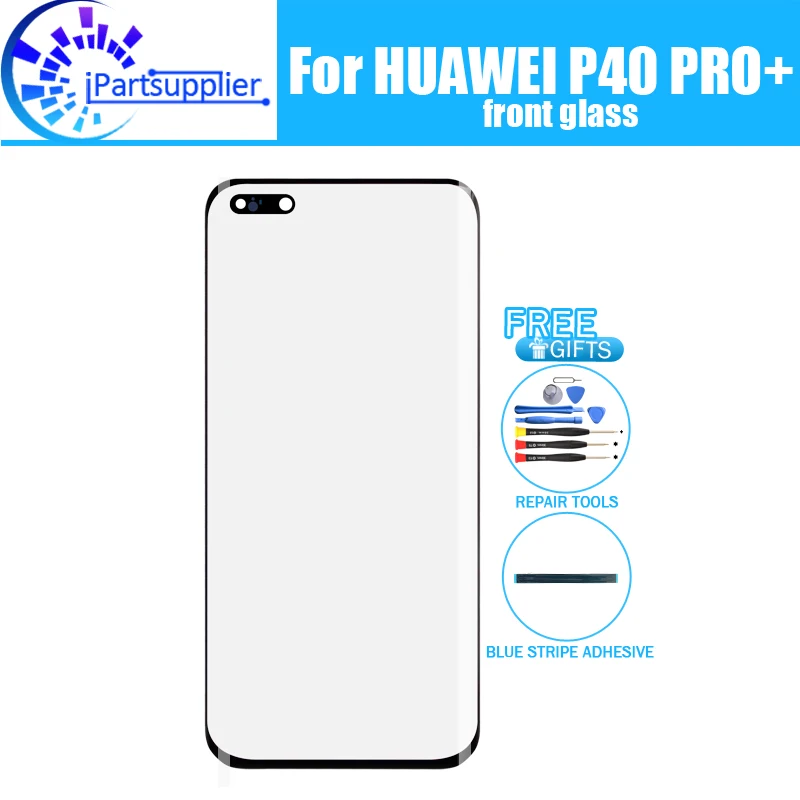 

Для Huawei P40 PRO +, переднее стекло, экран, 100% оригинальное переднее Сенсорное стекло, внешнее стекло для Huawei P40 PRO +, телефон + инструменты.