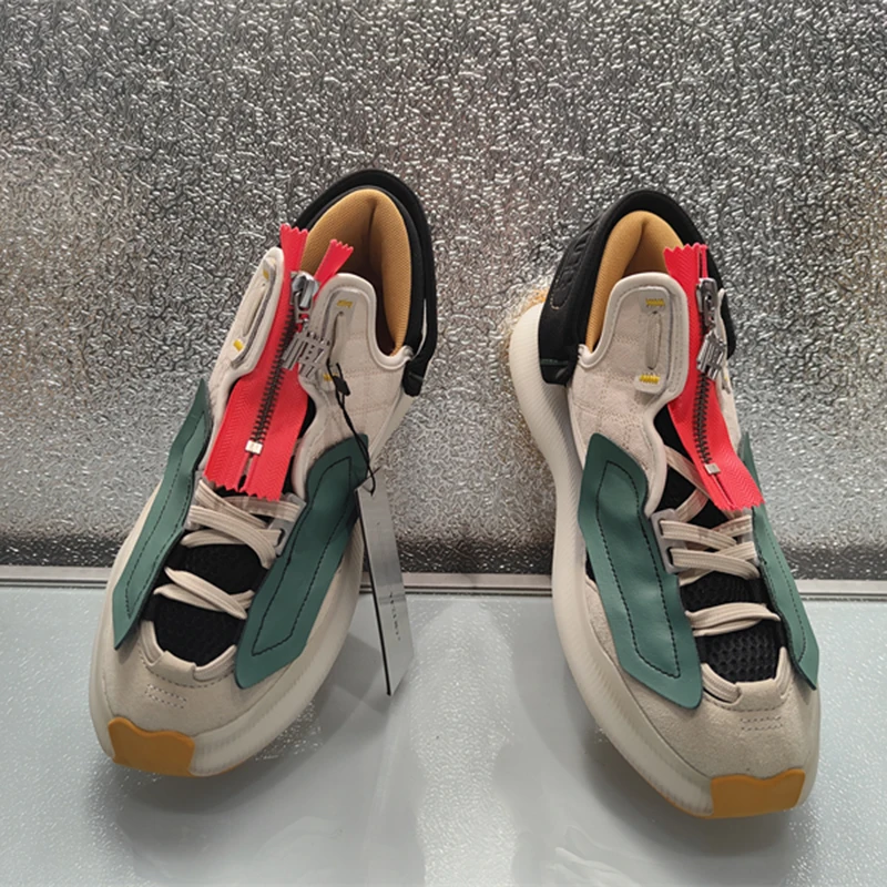 Men Women sport Running Shoes Autumn Winter Leisure Sneakers Shoes comfortable Genuine Leather Mesh Tennies shoes zapatillas