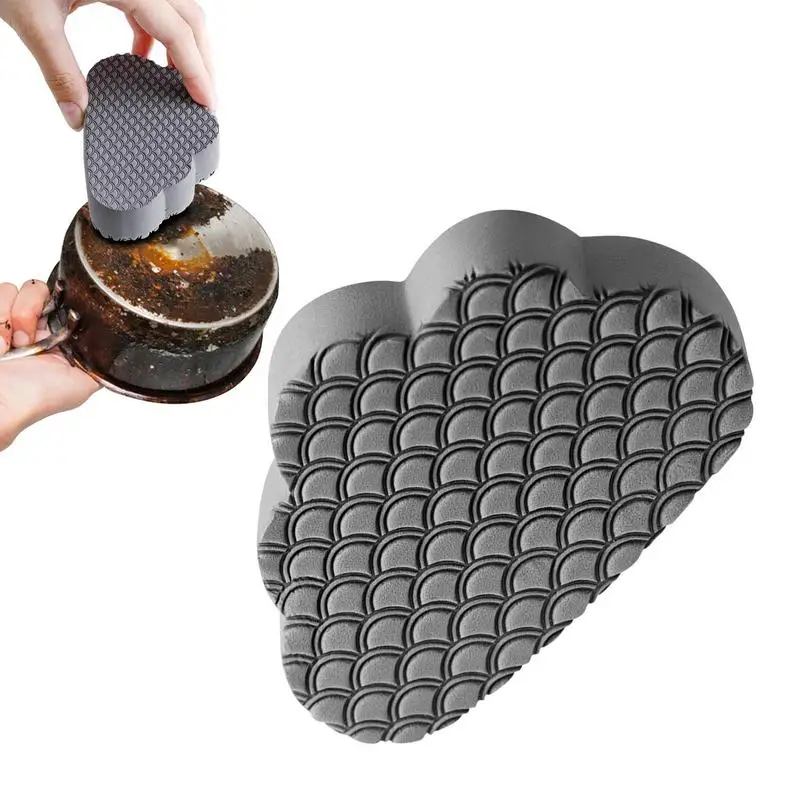 

Щетки для мытья посуды, настольные губки в виде рыбьей чешуи, не царапаются, для кухни, офиса, дома