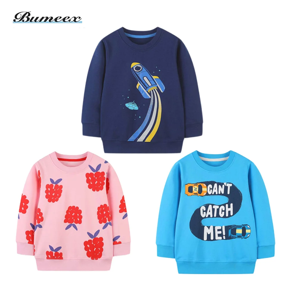 

Bumeex Autumn Boys Sweater Kids Knitted Pullover Tops Boys and Girls Cartoon Long Sleeve 2 3 4 5 6 7 Years Sweater